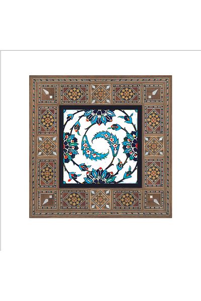 Sadrazam Masa MDF imprimata cu model de faianta Karatay Medrese 20x20 Kd-10