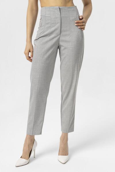 ŞİMAL Γυναικείο παντελόνι με πλισέ μέση 250175   -