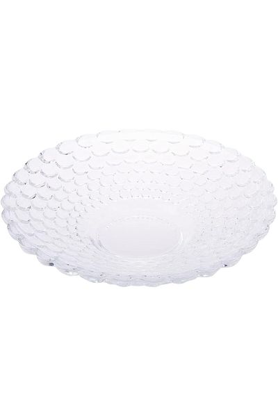 AKDC Qianli Glass Fruit Plate L(29CM) XW(29CM) XH(6CM) Transparent