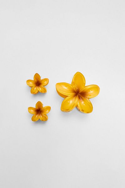 Stradivarius Pack of 3 floral hair clips