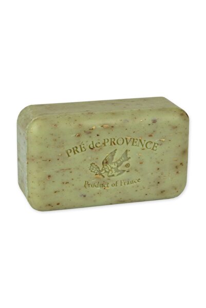 Pre de Provence قطعة صابون حرفية، عناية طبيعية بالبشرة من فرنسا، زبدة الشيا العضوية، مطحونة على شكل رباعي، مريمية، 5.3 أونصة