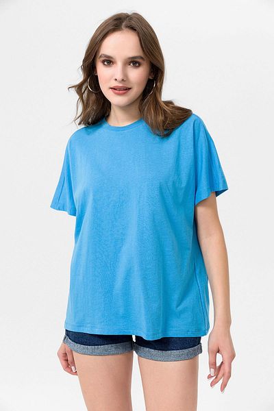 ŞİMAL Tricou oversize pentru damă cu gât crew - 250019