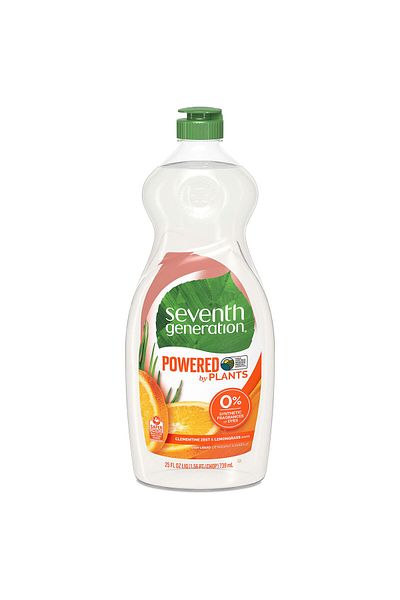 Seventh Generation صابون سائل لغسل الأطباق، برائحة قشر اليوسفي والليمون، 25 أونصة سائلة (عبوة من قطعة واحدة) (قد تختلف العبوة)