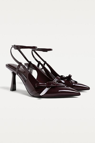 Stradivarius High-heel Shoes With Bow Limited Edition