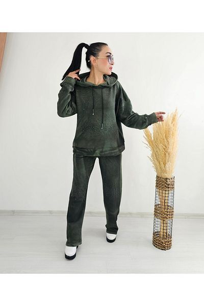 6 butik altı üstü butik Σετ αθλητικής φόρμας με 3 νήματα χωρίς ράχη με κουκούλα με κουκούλα