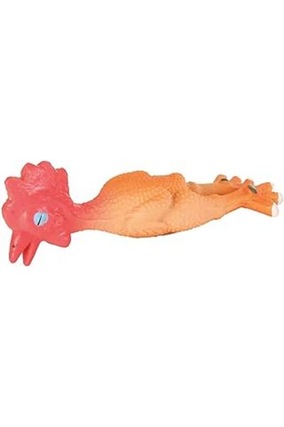 Mu Art Trixie Dog Toy, Latex Chicken 15 cm