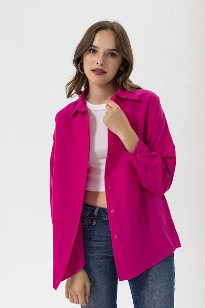 ŞİMAL 245064 Μοντέλο γυναικείο πουκάμισο Poplik Oversize