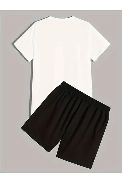 PENTHİLUS Set de trening casual cu imprimeu de nucă de cocos