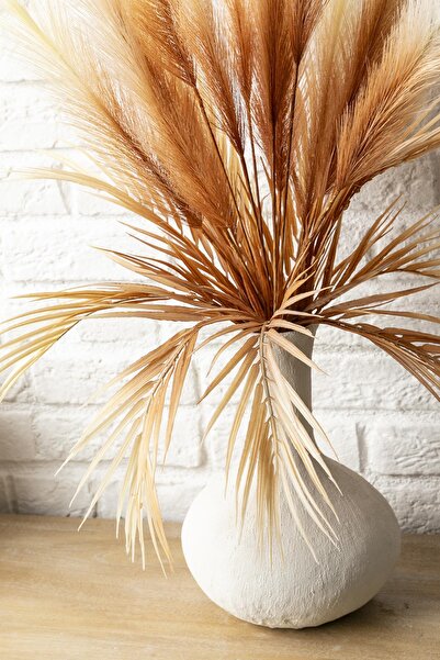 Güleç Yapay Çiçek Yapay Pampas 100 Cm Tek Dal Kahverengi 5'li