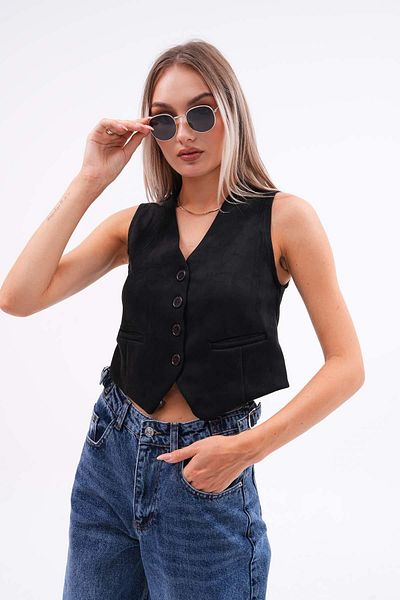 ŞİMAL Vestă de damă din piele intoarsa 245131   -