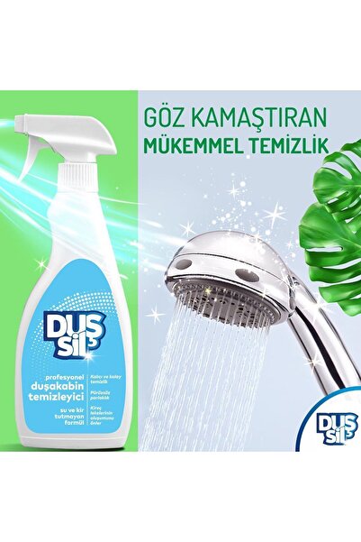 Duşsil Duşakabin Kireç Çözücü 500 ml – Su Lekesi ve Sabun Kalıntısı Temizleyici