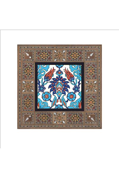 Sadrazam Çivizade Mosque Chinese Mosque Umü Gülsüm Mosque Printed Mdf Table 20X20 Kd-32