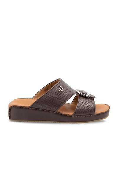 Vario Brown Leather Snake Print (Brown Leather Snake Print)