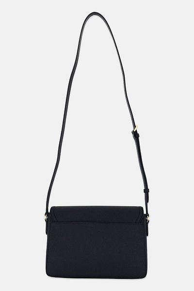 Michael Kors Women Brand Logo Shoulder Bag 21 H x 28 L x 8 W cm, Black