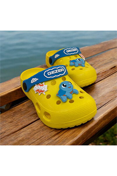 GEZER Παντόφλες χιαστί για αγόρι με σχέδιο κροκόδειλου