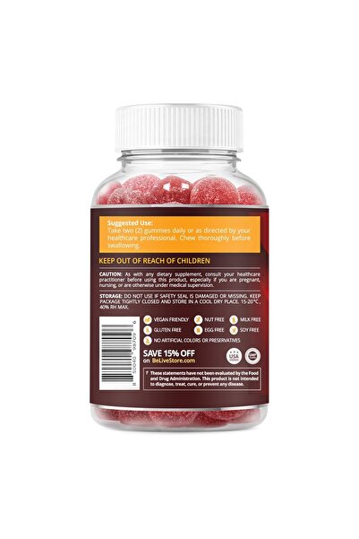 Belive Apple Cider Vinegar Gummies - Sugar-Free, Vegan, Keto, Non-GMO, Gluten-Free | 60 Ct