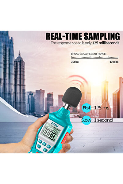 TOTAL Total Tetsl01 Sound Level Meter 30-130db