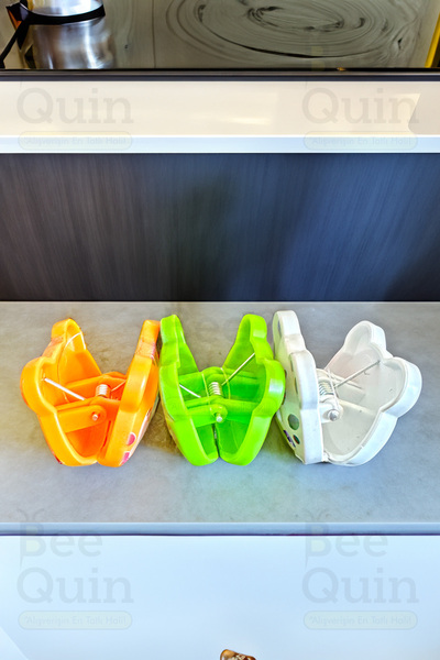 BeeQuin 3'lü Sevimli Hayvan Paket Klipsi Poşet Ambalaj Torba Kapatma Aparatı Kapatıcı Mandal