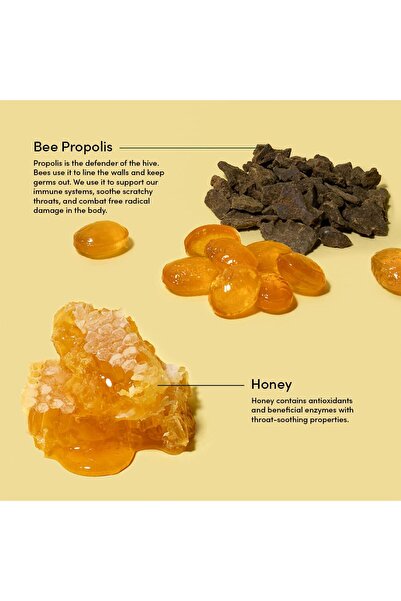 Beekeeper's Naturals Soothing Honey Cough Drops - Immune Support, Vitamin D, Zinc, Propolis - Beekeeper's Naturals, 14 Ct