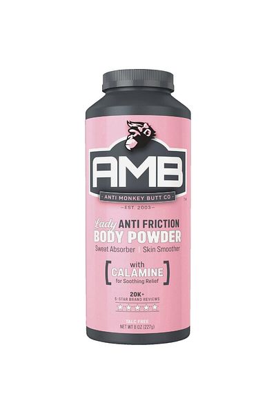 Anti Monkey Butt Body Powder for Women, Talc-Free Anti-Chafing & Sweat Absorbing, 8 oz