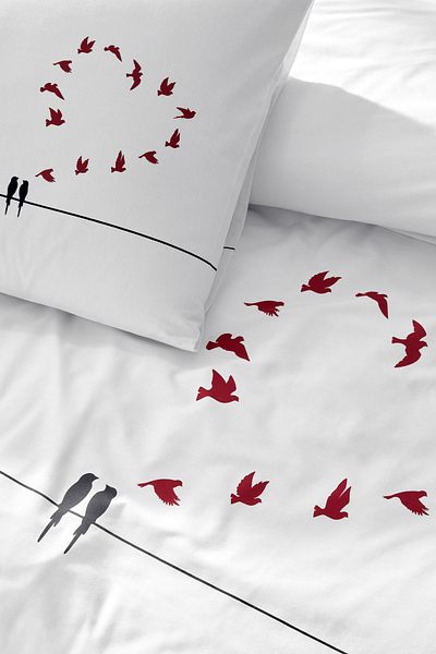 FLORETTA Σετ Παπλωματοθήκη Amoureuse Μονή