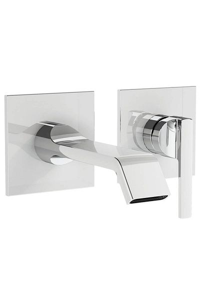 VitrA Baterie ingropata lavoar baie, partea aparenta, crom