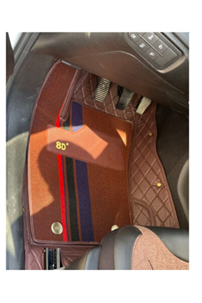 8D Fiat Egea 2016-2024 Arası Araca Özel 8d Çift Katmanlı Havuzlu Paspas Takımı