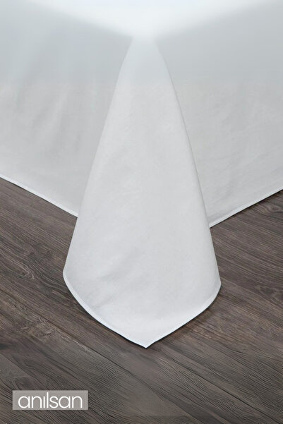 Anılsan 6-Piece White Cotton Sheets - Single and Double Options, 63 Strings