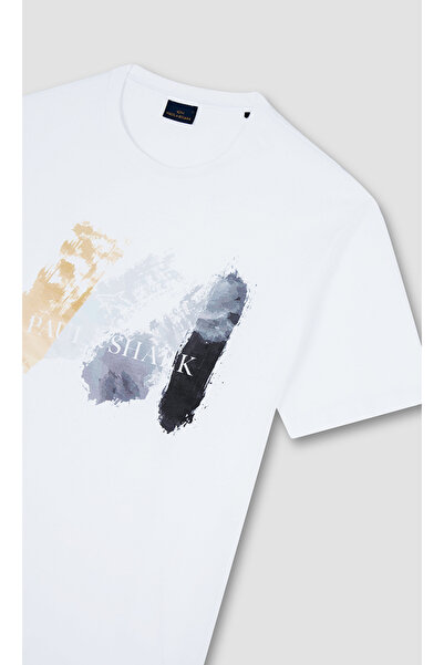 PAUL&SHARK Ανδρικό μπλουζάκι με στάμπα με στρογγυλή λαιμόκοψη 25411094-010