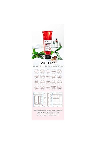 Some By Mi Korean Snail Truecica Miracle Repair Low Ph Gel Cleanser - Made From Snail Mucin - 100Ml