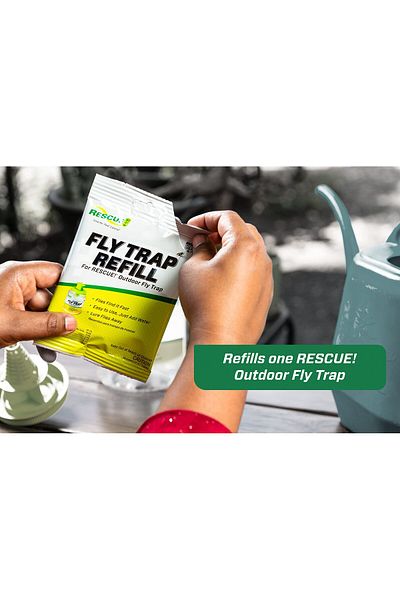 Rescue Outdoor Non-Toxic Reusable Fly Trap Attractant Refill