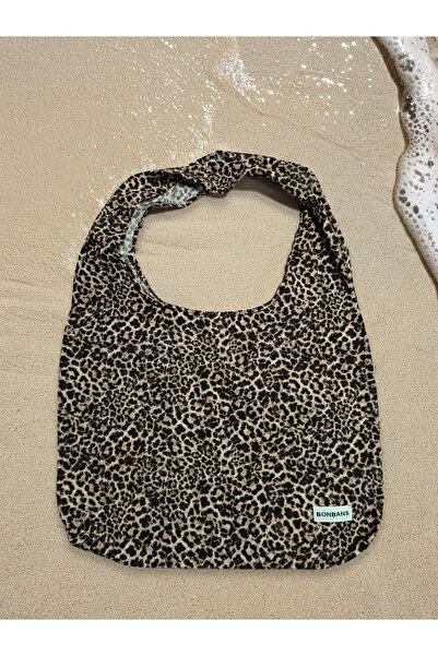 BONBANS Leopar Desenli Omuz Çantası