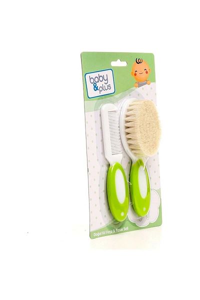 Baby Baby Natural Bristle Brush & Comb Set