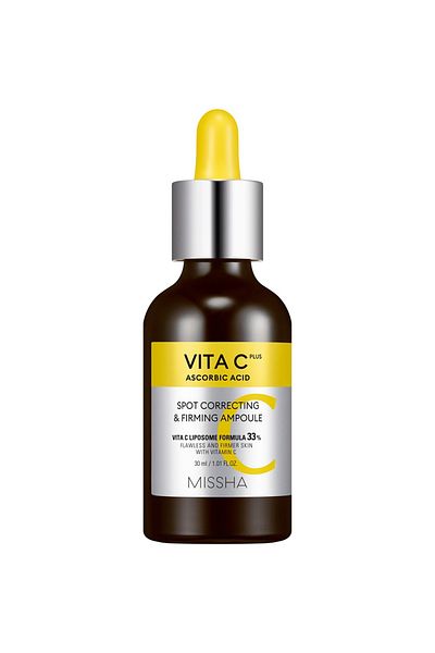 Missha Korean VITS C Plus Ascorbic Acid Spot Correcting & Firming Ampoule - 30ml