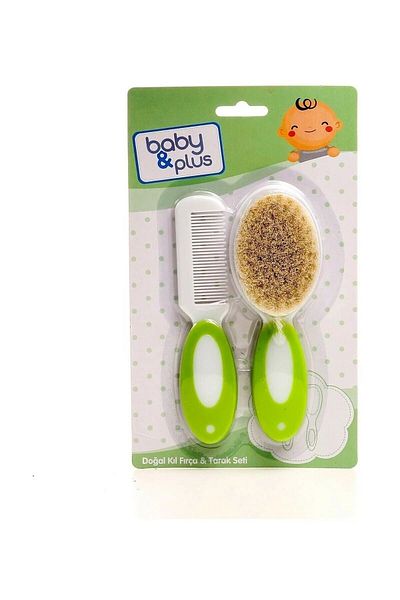 Baby Baby Natural Bristle Brush & Comb Set