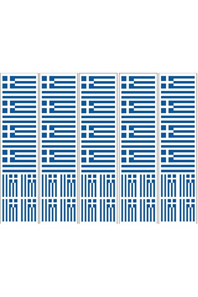 PremiumTT temporary tattoos 40 Tattoos: Greek Flag, Greece Party Favors