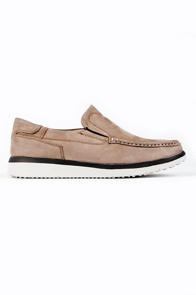Lal Shoes & Bags Costar Ανδρικά παπούτσια από γνήσιο δέρμα με λεπτομέρεια ραφής-S.VIZYON