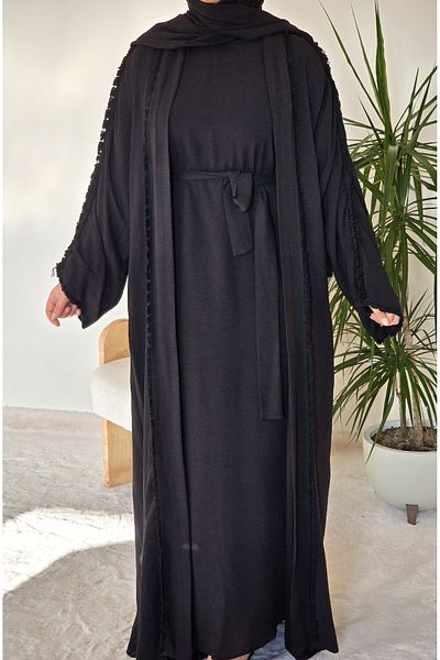 NANTİREA Black Abaya Suit