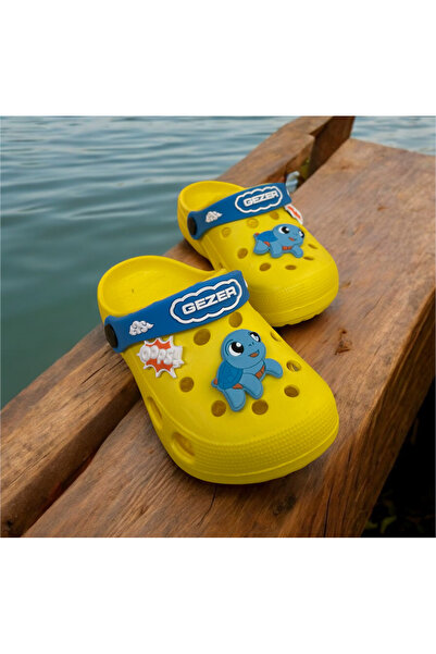 GEZER Παντόφλες χιαστί για αγόρι με σχέδιο κροκόδειλου