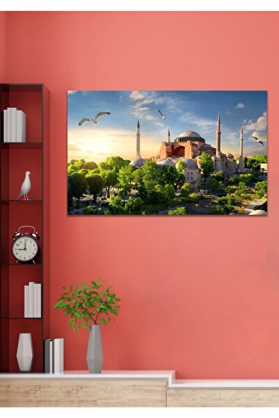 Hediyeler Kapında 70x100 Ayasofya Camii Duvar Kanvas Tablo