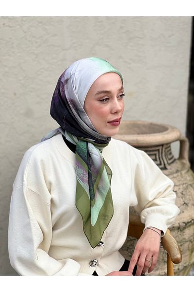 Modakaşmir 110 cm Abstract Pattern Scarf