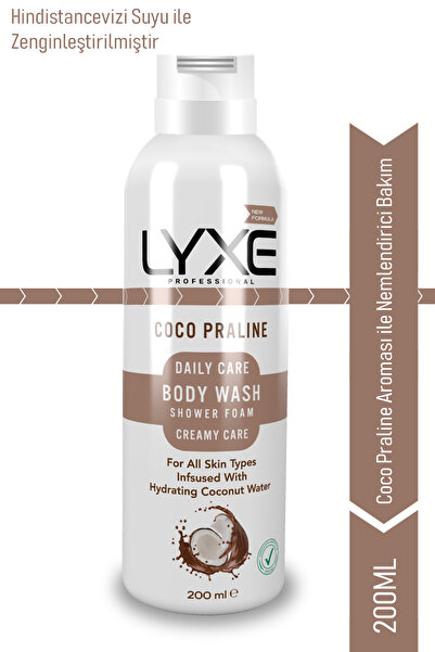 LYXE Coco Praline Duş Köpüğü, 200 ml