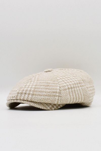 Külah Men's Winter Camel Wool Cap Hat - Trilby