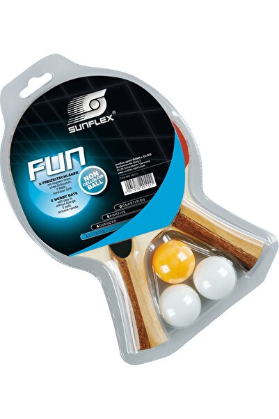 SUNFLEX Fun P.p. 2 Raket 3 Top Masa Tenisi Seti
