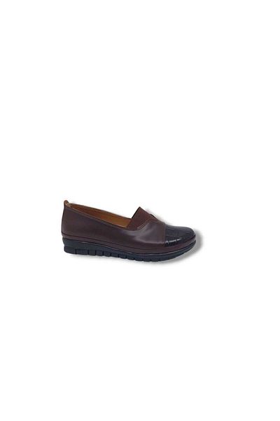 Zerhan 1100 Women's Dark Brown Daily Use Comfort Shoes