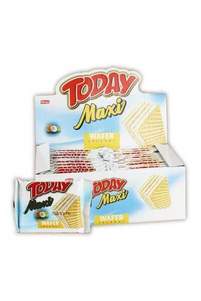 Elvan Today Maxi Hindistan Cevizli Gofret 38 Gr. 24 Adet ( 1 Kutu)