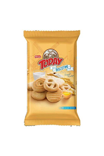 Elvan Today Biscotime Tereyağlı Kurabiye 250 Gr. (1 Paket)