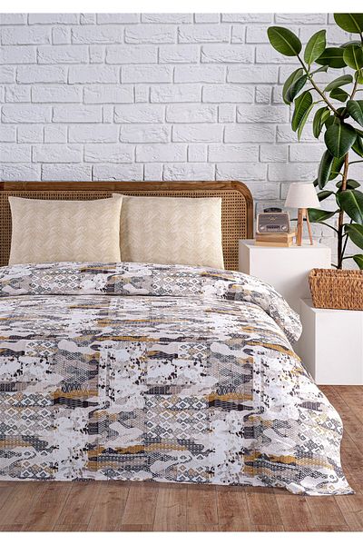 Evim Beige Soren Double Pique Set 200X230 cm