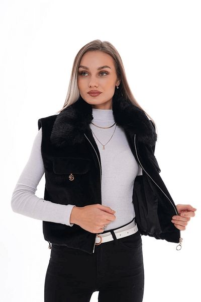 İKLİM LİFE Collar Fur Short Vest
