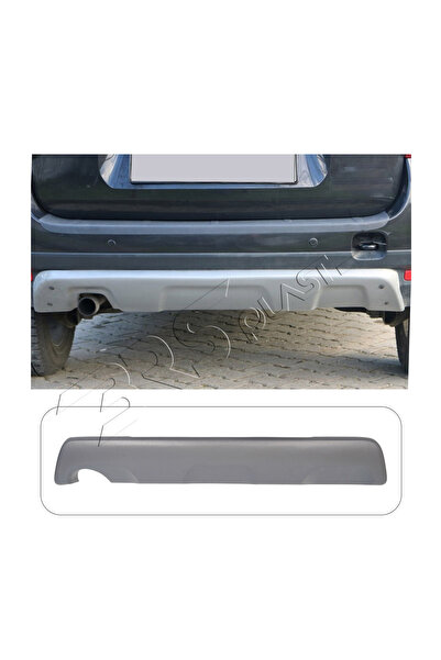 ServetDizaynOto Dacia Duster Uyumlu 2010-2017 Abs Arka Difüzör Gri